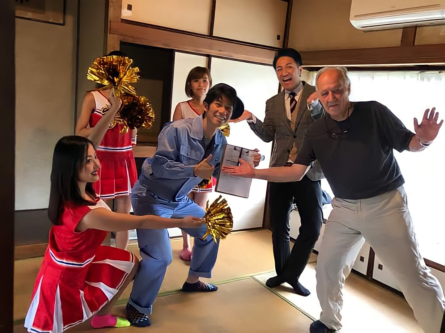 ヘルツォーク監督とキャスト